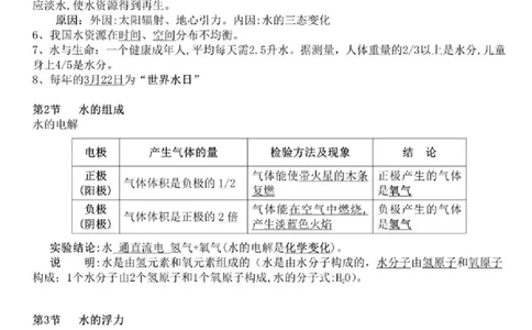 浙教版初中科学八年级上册知识点_24秋《初中各科知识点梳理》_初中科学《知识梳理》7-9年级上下册_浙教版初中科学7-9年级上下册知识梳理