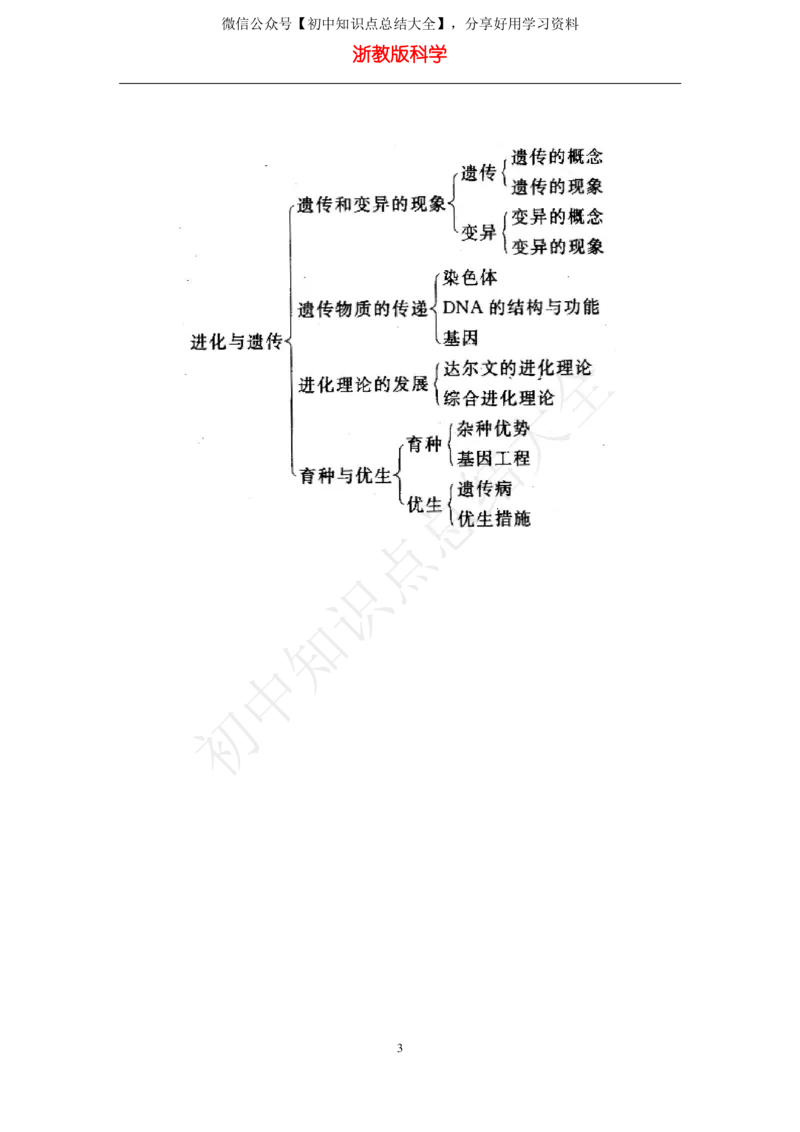 浙教版九年级下册科学知识点_24秋《初中各科知识点梳理》_初中科学《知识梳理》7-9年级上下册_浙教版初中科学7-9年级上下册知识梳理