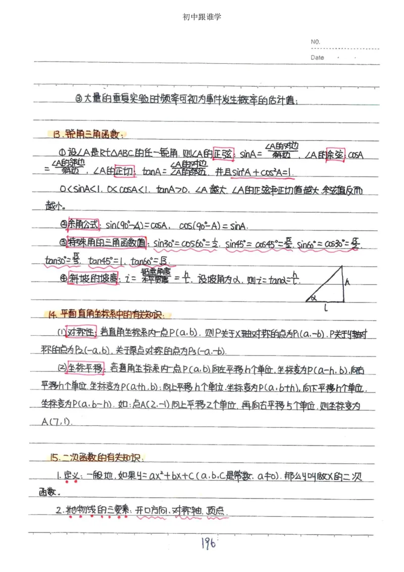 2）中考数学状元笔记（232页）-485e7401f1ba_内蒙古中考真题_赠品_2025.05.01初中九科学霸笔记（无水印）
