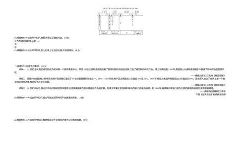 2021包头历史试卷+答案+解析(word整理版)(1)-9b9a8b3b7ed7_内蒙古中考真题_内蒙古中考真题+答案解析2013-2024_初中历史历年真题（2013-2024）