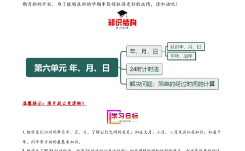 第六单元年、月、日（同步讲练）人教版）_26春人教版数学三下_19、赠送其它资料_新建文件夹_三年级数学下册（人教版）_母题专项练习-K35_2024版
