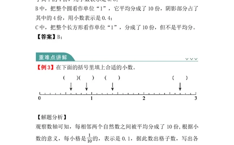 第七单元：小数的初步认识（知识清单）-人教版三年级数学下册（知识梳理+典型例题+对应练习+答案）_26春人教版数学三下_00、更新资料3月18日_知识总结(4)