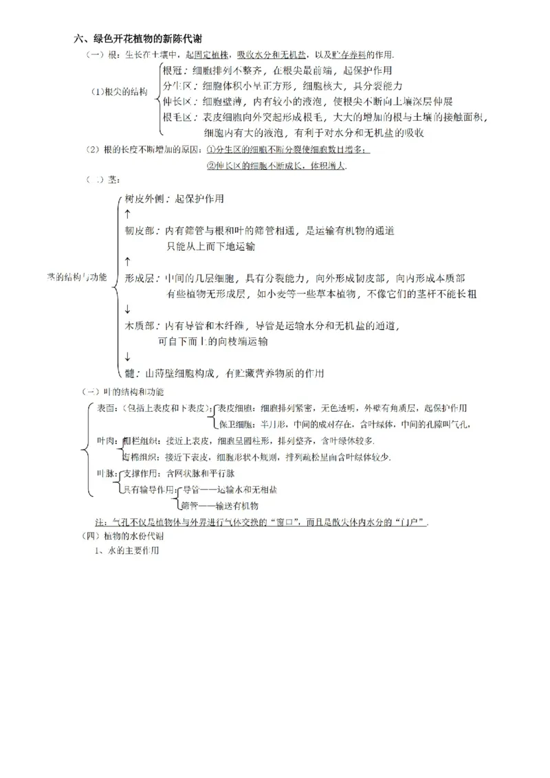 华东师大版初中科学九年级上册知识点_24秋《初中各科知识点梳理》_初中科学《知识梳理》7-9年级上下册_华师大版初中科学7-9年级上下册知识梳理