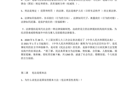 六年级道德法治知识点+重点提纲_《小学各科知识点》_小学道法《知识梳理》1-6年级上下册_上册