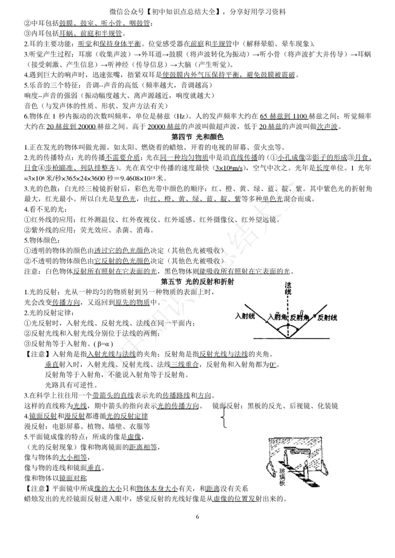 新浙教版七下科学知识点总结_24秋《初中各科知识点梳理》_初中科学《知识梳理》7-9年级上下册_浙教版初中科学7-9年级上下册知识梳理