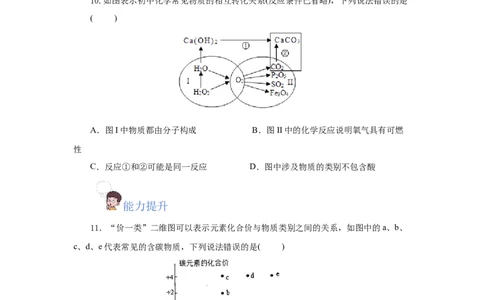 1.1.3物质的转化（分层作业）-（人教版2019必修第一册）（原卷版）_高化_595801221724高中化学新人教版选择性必修一二三电子版教案PPT课件高中试卷_必修一册（人教版）_分层作业