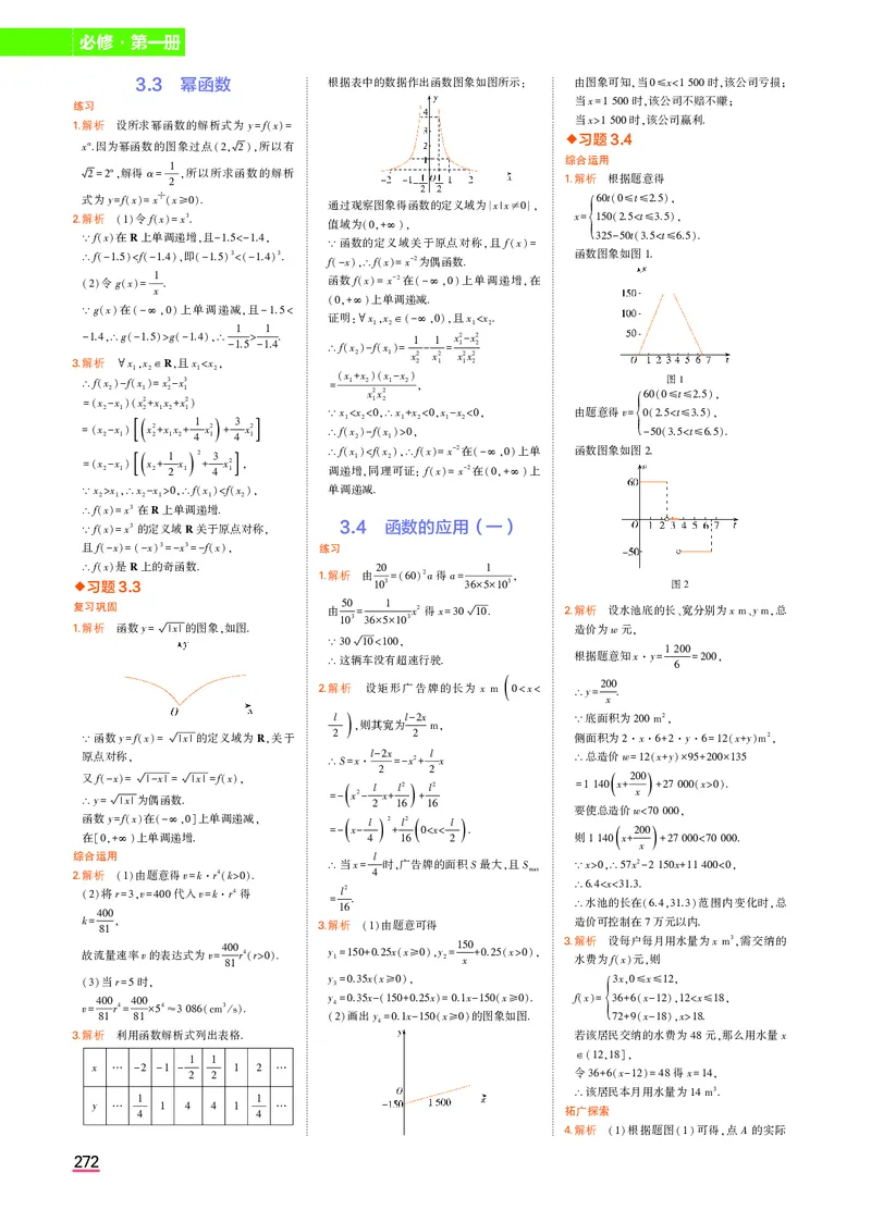 高中数学必修第1册教材习题答案_高中全套电子教材及答案。_02高中教材参考答案_高中数学_人教A版
