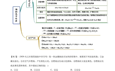 2.1.1钠和钠的氧化物（精讲）-（人教版）解析版_高化_595801221724高中化学新人教版选择性必修一二三电子版教案PPT课件高中试卷_必修一册（人教版）_专项练习