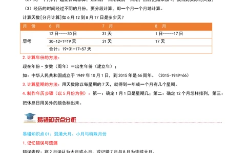 （期末专项复习）专题04年、月、日(知识梳理+易错分析+真题培优卷）（教师版）_26春人教版数学三下_19、赠送其它资料_新建文件夹_三年级数学下册（人教版）_母题专项练习-K35_2025版