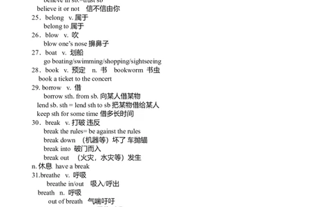 中考英语常用270个动词用法详解-726962c6144e_内蒙古中考真题_赠品_初中英语资料