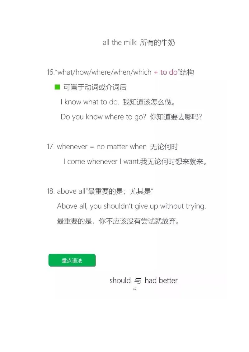 沪教版初中英语八年级上册知识点_24秋《初中各科知识点梳理》_初中英语《知识梳理》7-9年级上下册_知识梳理_沪教版初中英语7-9年级上册知识梳理