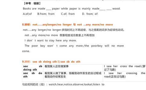 沪教版初中英语八年级上册知识点_24秋《初中各科知识点梳理》_初中英语《知识梳理》7-9年级上下册_知识梳理_沪教版初中英语7-9年级上册知识梳理