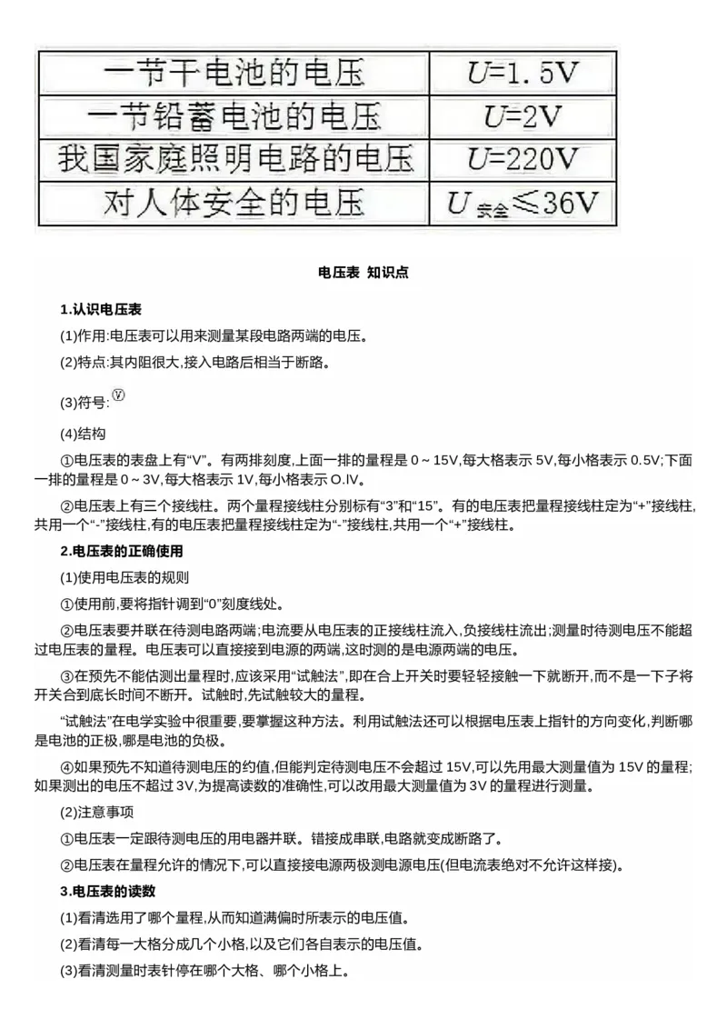 沪科技版初中物理九年级上册知识点_24秋《初中各科知识点梳理》_初中物理《知识梳理》8-9年级上下册_沪科技版初中物理8-9年级上下册知识点