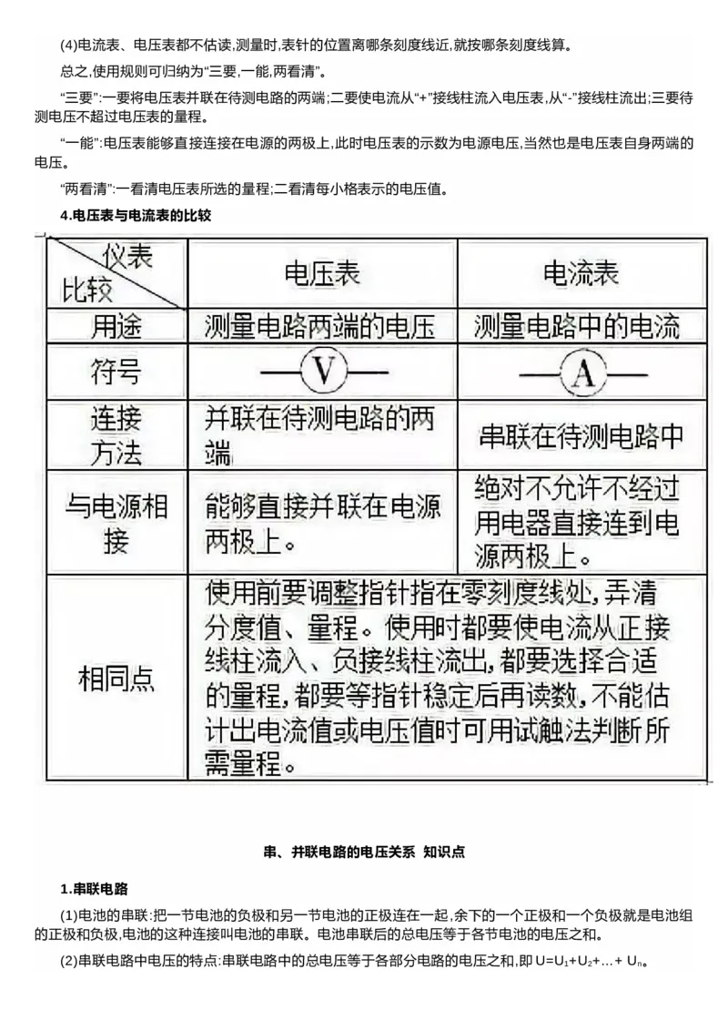 沪科技版初中物理九年级上册知识点_24秋《初中各科知识点梳理》_初中物理《知识梳理》8-9年级上下册_沪科技版初中物理8-9年级上下册知识点