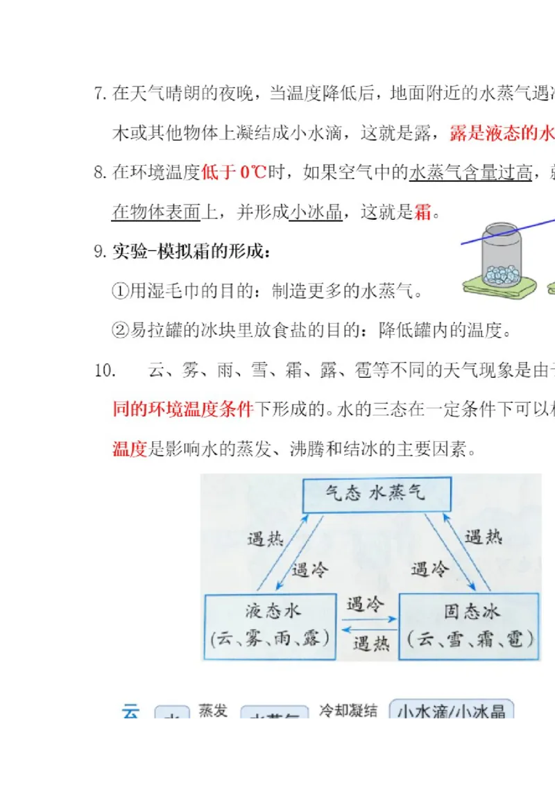 大象版六年级科学上册知识点总结_《小学各科知识点》_小学科学《知识梳理》1-6年级上下册_大象版小学科学1-6年级上下册知识梳理_上册