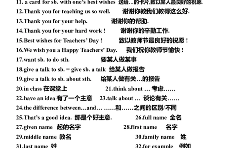 初中英语必背词组大全-b7f5b594e884_内蒙古中考真题_赠品_初中英语资料