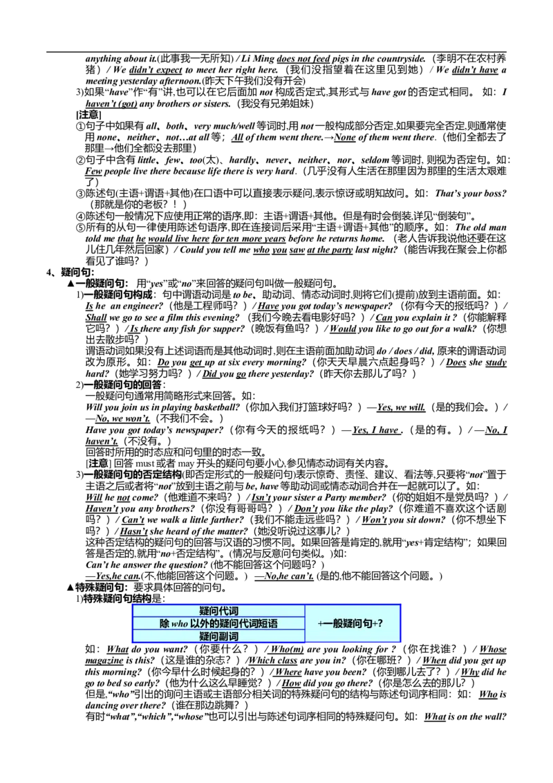 中考英语考点、知识点(完美排版)-526203965515_内蒙古中考真题_赠品_初中英语资料