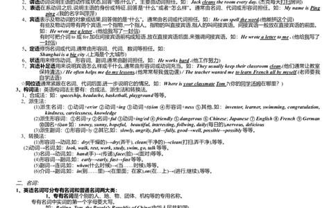初中中考英语语法大全-e60ab4ac3807_内蒙古中考真题_赠品_初中英语资料