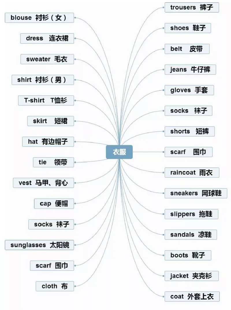 小学英语思维导图-知识点归纳_《小学思维导图》_英语思维导图