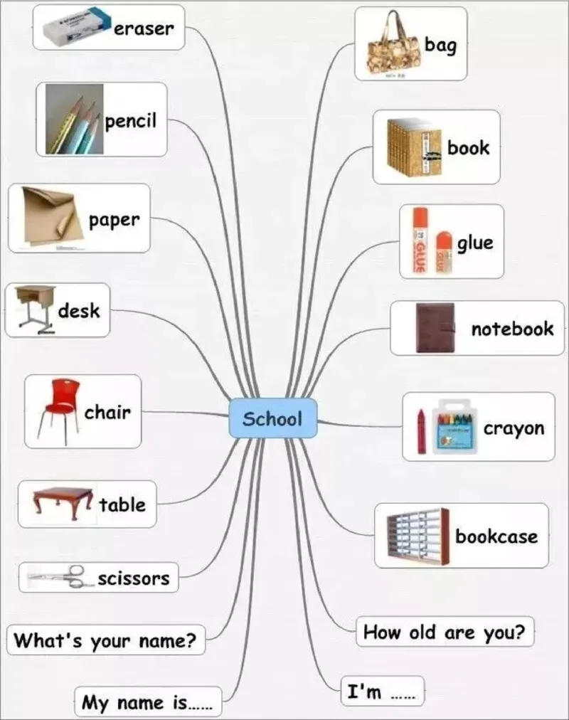 小学英语思维导图-知识点归纳_《小学思维导图》_英语思维导图