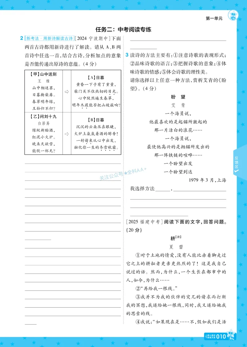 2026《初中语文&bull;一遍过》9年级下册_2026春《初中一遍过》系列_2026《天星教育&bull;一遍过》（9年级下册）（语文）（RJ）