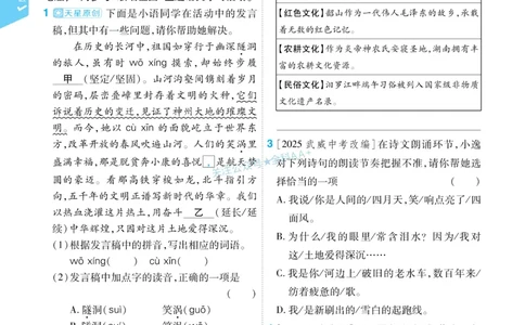 2026《初中语文&bull;一遍过》9年级下册_2026春《初中一遍过》系列_2026《天星教育&bull;一遍过》（9年级下册）（语文）（RJ）