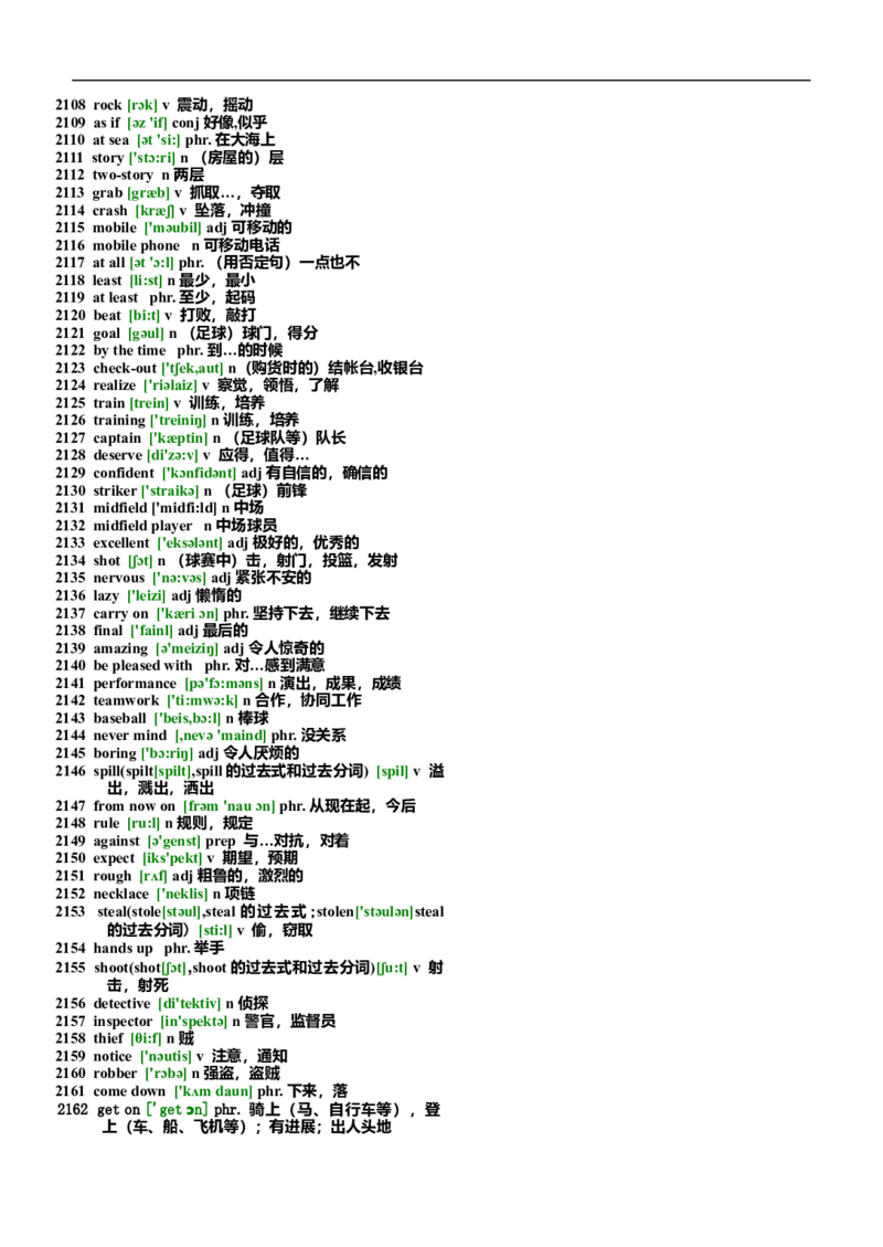初中英语单词汇总表(带音标)-4026d060700a_内蒙古中考真题_赠品_初中英语资料