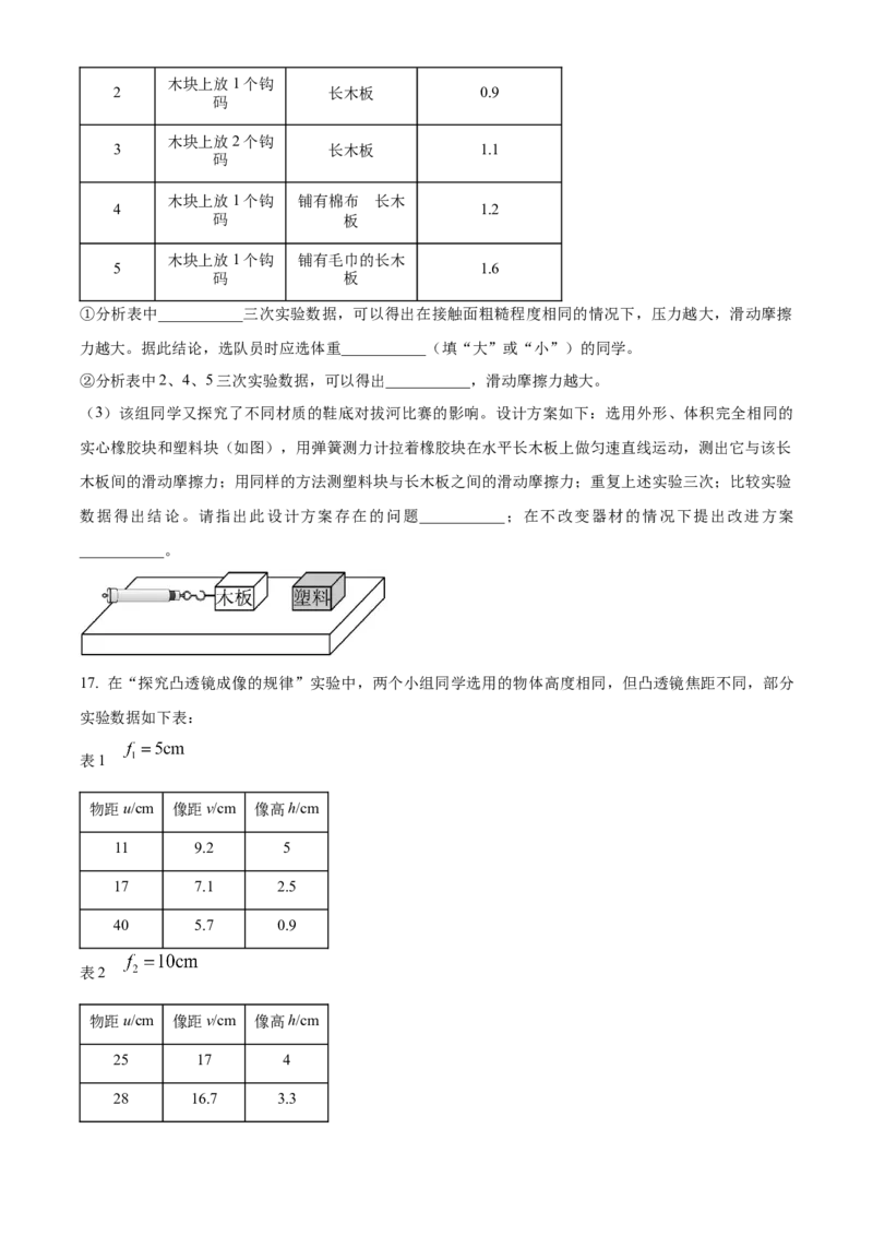 2024年内蒙古赤峰市中考物理真题（原卷版）-a22b4fc450a2_内蒙古中考真题_内蒙古中考真题+答案解析2013-2024_初中物理历年真题（2013-2024）