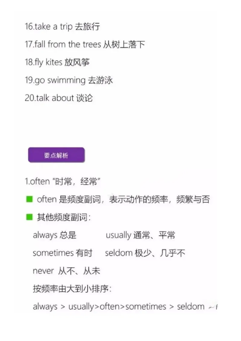 沪教版初中英语七年级上册知识点_24秋《初中各科知识点梳理》_初中英语《知识梳理》7-9年级上下册_知识梳理_沪教版初中英语7-9年级上册知识梳理