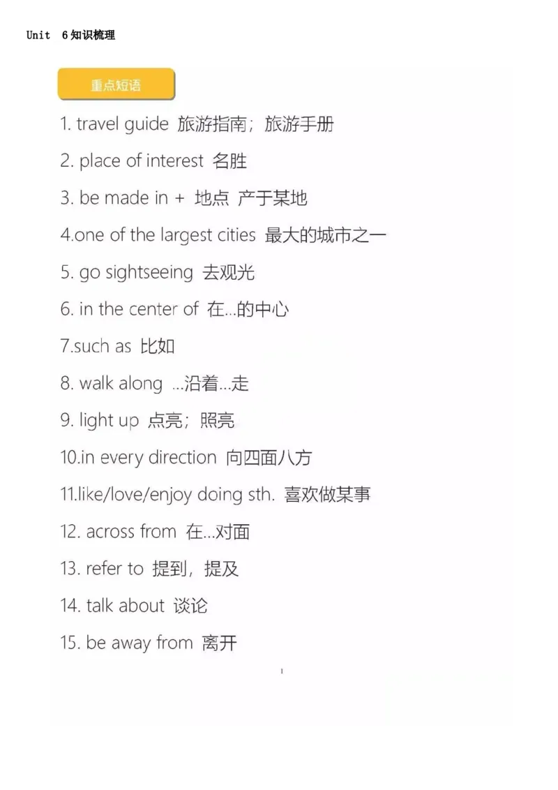 沪教版初中英语七年级上册知识点_24秋《初中各科知识点梳理》_初中英语《知识梳理》7-9年级上下册_知识梳理_沪教版初中英语7-9年级上册知识梳理