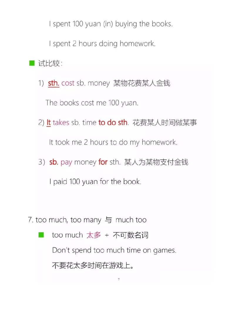 沪教版初中英语七年级上册知识点_24秋《初中各科知识点梳理》_初中英语《知识梳理》7-9年级上下册_知识梳理_沪教版初中英语7-9年级上册知识梳理