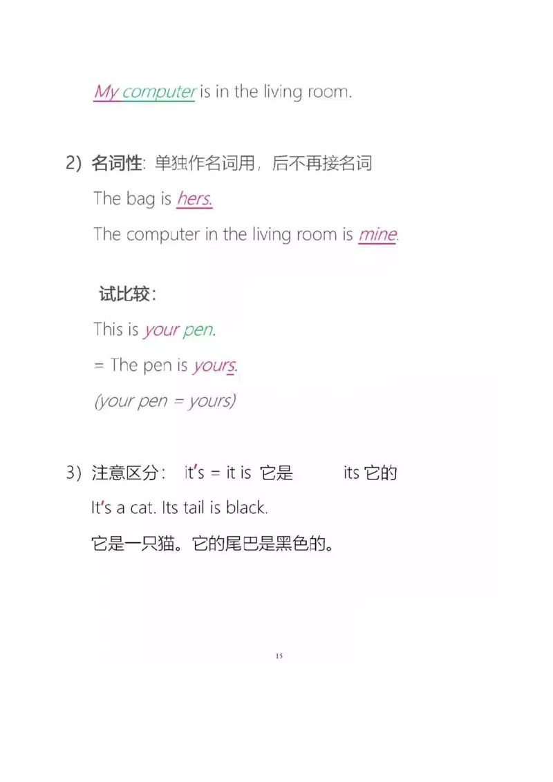 沪教版初中英语七年级上册知识点_24秋《初中各科知识点梳理》_初中英语《知识梳理》7-9年级上下册_知识梳理_沪教版初中英语7-9年级上册知识梳理