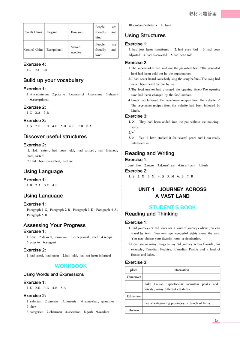 高中英语选择性必修2教材习题答案_高中全套电子教材及答案。_02高中教材参考答案_高中英语_人教版
