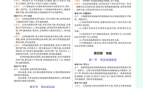 高中地理必修1人教地理教材习题答案新教材_高中全套电子教材及答案。_02高中教材参考答案_高中地理_人教版