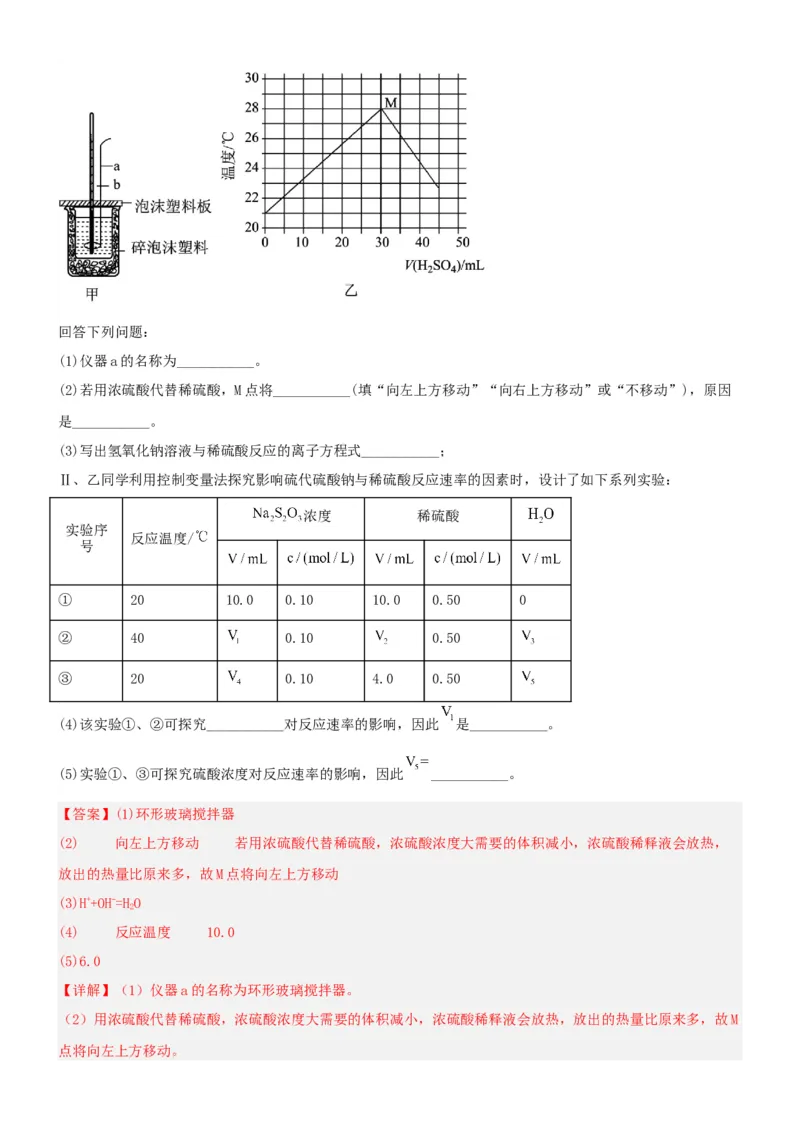 1.1.1反应热焓变（分层作业）（解析版）_高化_595801221724高中化学新人教版选择性必修一二三电子版教案PPT课件高中试卷_选择性必修1册（人教版）_分层作业