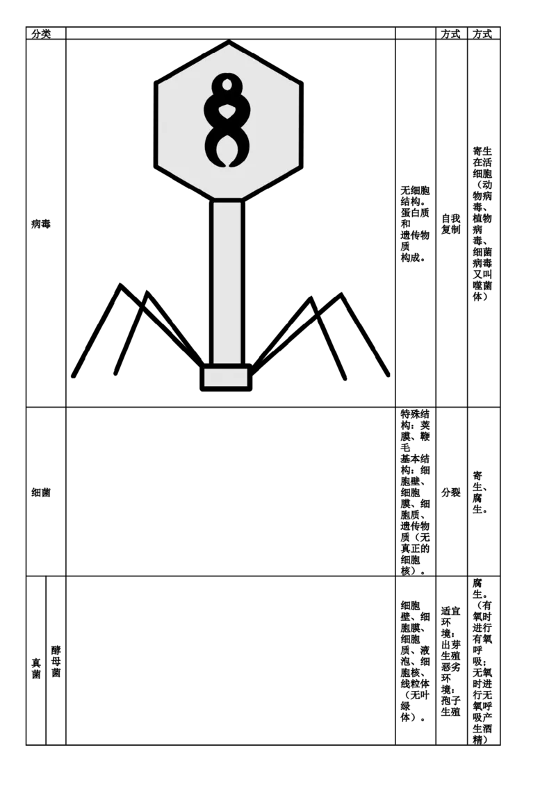 济南版初中生物七上知识点_24秋《初中各科知识点梳理》_初中生物《知识梳理》7-8年级上下册_济南版初中生物7-8年级上下册知识点