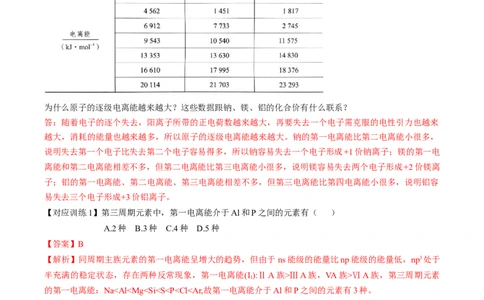 1.2.2元素周期律（导学案）-（人教版2019选修第二册）（解析版）_高化_595801221724高中化学新人教版选择性必修一二三电子版教案PPT课件高中试卷_选择性必修2册（人教版）_导学案