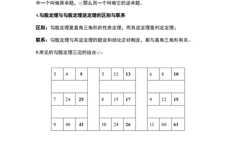 北京八年级下册数学知识点_24秋《初中各科知识点梳理》_初中数学《知识梳理》7-9年级上下册_北师大版数学7-9年级上下册知识点汇总_北师大数学7-9年级下册知识点汇总
