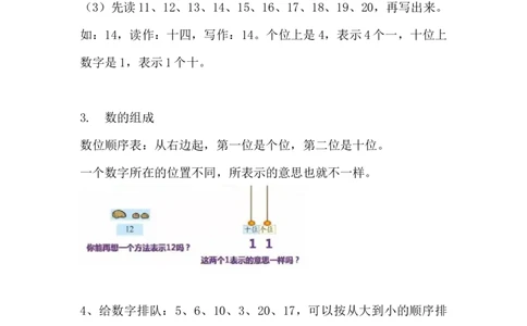北师大版一年级数学上册知识点汇总_《小学各科知识点》_小学数学《知识梳理》1-6年级上下册_上册_北师大版小学数学1-6年级上册知识汇总