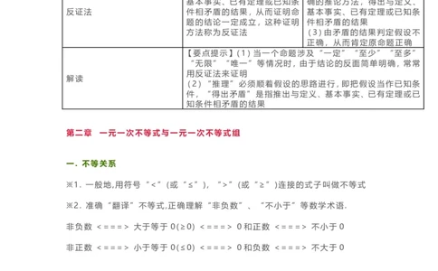 北师大数学八年级下册知识点汇总_24秋《初中各科知识点梳理》_初中数学《知识梳理》7-9年级上下册_北师大版数学7-9年级上下册知识点汇总_北师大数学7-9年级下册知识点汇总