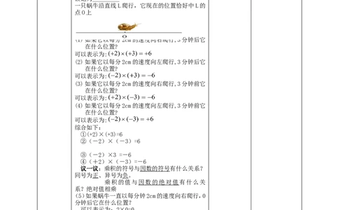 1.4.1有理数的乘法（1）教案(1)_3初中数学课件教案人教版PPT_7上-初中数学人教版_7上-初中数学人教版（旧版）赠送_01课件+教案（配套）_01课件+教案+学案（新课标）_教案