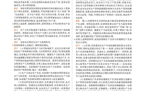 高中政治必修1、2教材习题答案_高中全套电子教材及答案。_02高中教材参考答案_高中政治