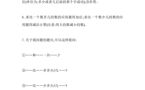 冀教版小学二年级上册数学知识点归纳_《小学各科知识点》_小学数学《知识梳理》1-6年级上下册_上册_冀教版小学数学1-6年级上册知识汇总
