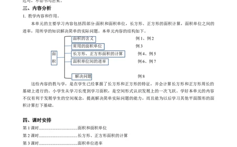 第五单元《面积》（单元解读）-三年级数学下册人教版_26春人教版数学三下_00、更新资料3月18日_单元解读(1)