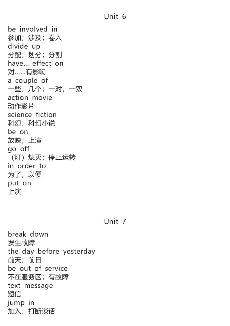 冀教版初中英语9年级上册知识梳理_24秋《初中各科知识点梳理》_初中英语《知识梳理》7-9年级上下册_知识梳理_冀教版初中英语7-9年级上下册知识梳理