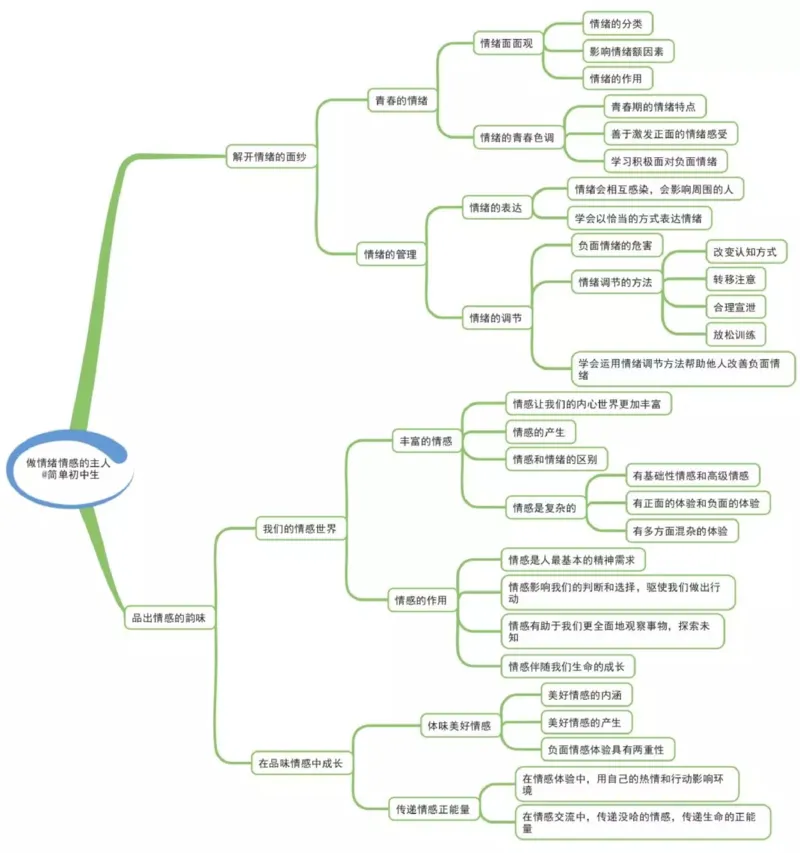 初中道德与法治-思维导图_《初中思维导图》