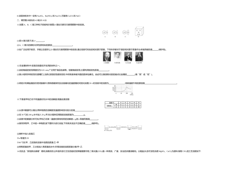 2020内蒙古呼和浩特化学试卷+答案+解析(word整理版)-a1eb1d82541b_内蒙古中考真题_内蒙古中考真题+答案解析2013-2024_初中化学历年真题（2013-2024）