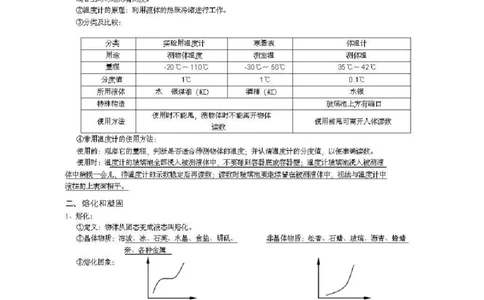 北师大版初中物理八年级上册知识点_24秋《初中各科知识点梳理》_初中物理《知识梳理》8-9年级上下册_北师大版初中物理8-9年级上下册知识点