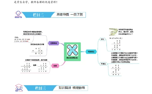 第四讲两位数乘两位数（单元讲义）-（人教版）学生版_26春人教版数学三下_19、赠送其它资料_新建文件夹_三年级数学下册（人教版）_母题专项练习-K35_2025版