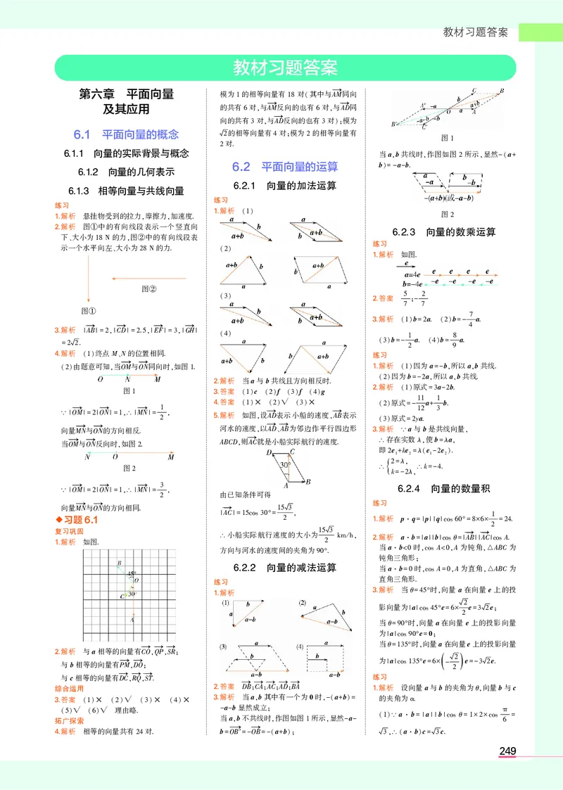 高中数学必修第2册教材习题答案_高中全套电子教材及答案。_02高中教材参考答案_高中数学_人教A版